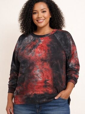 Peyton Jensen Tie-dye Pullover XL